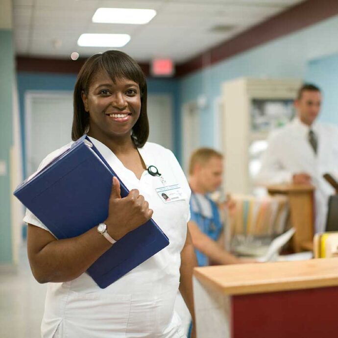 African American nurse